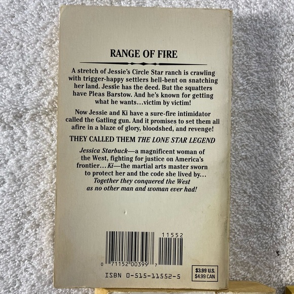 Vintage Lone Star Action Western Romance Novel x5 - Picture 8 of 16